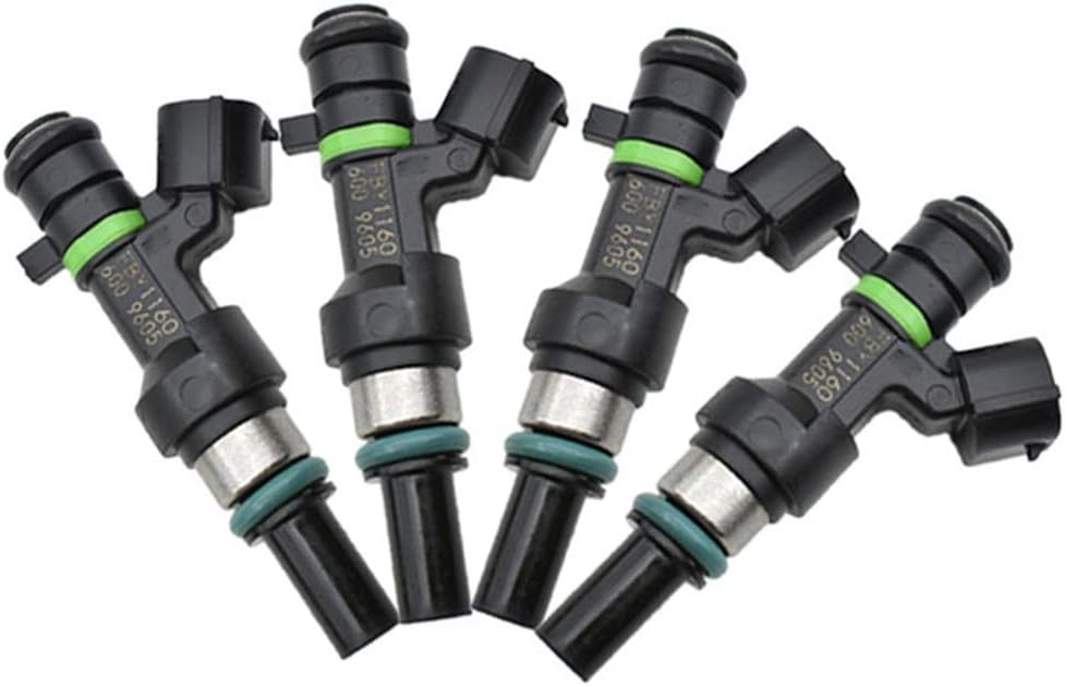 4PCs Fuel Injector Nozzle for Nissan Versa Tiida MARCH III (K12) HR16DE 1.6L OEM# 16600ED000 FYB1160