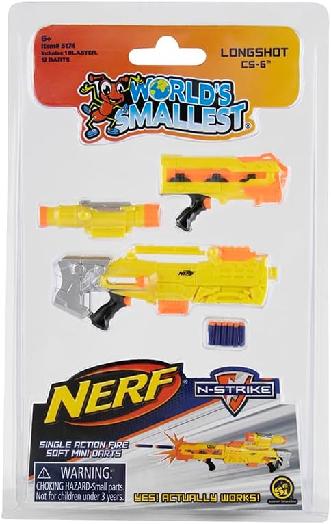Miniatura 7 de Los lanzadores Nerf Elite 2.0 más pequeños del mundo. Tres estilos distintos para coleccionar estilos seleccionados al azar.