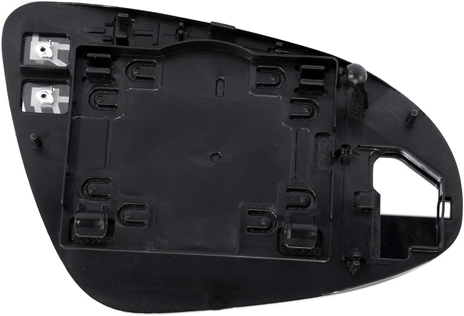 Replacement Mirror G-lass Left Side Driver Side Mirror G-lass Compatible with 2012-2017 For Toyota Camry Chrome Power Heating (Flat)