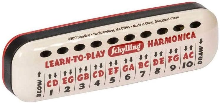SCHYLLING Learn To Play Harmonica, 1 EA