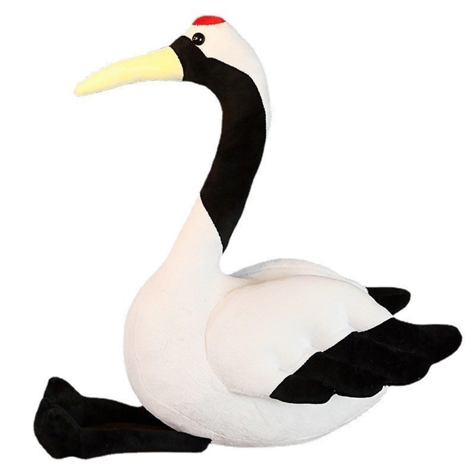 Gru Peluche, Carina Creativa Morbida Simulazione Animale Peluche Bambola Morbida for Decorare Divano(80cm/31.5in)