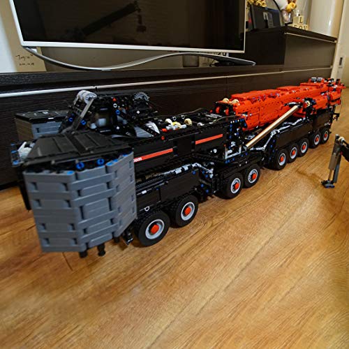 BBDI Technik Fernbedienung Kran Bausteine für LTM 11200, RC Kran LKW Modell Mobiler Schwerlastkran Klemmbausteine, Groß… – Bild 4