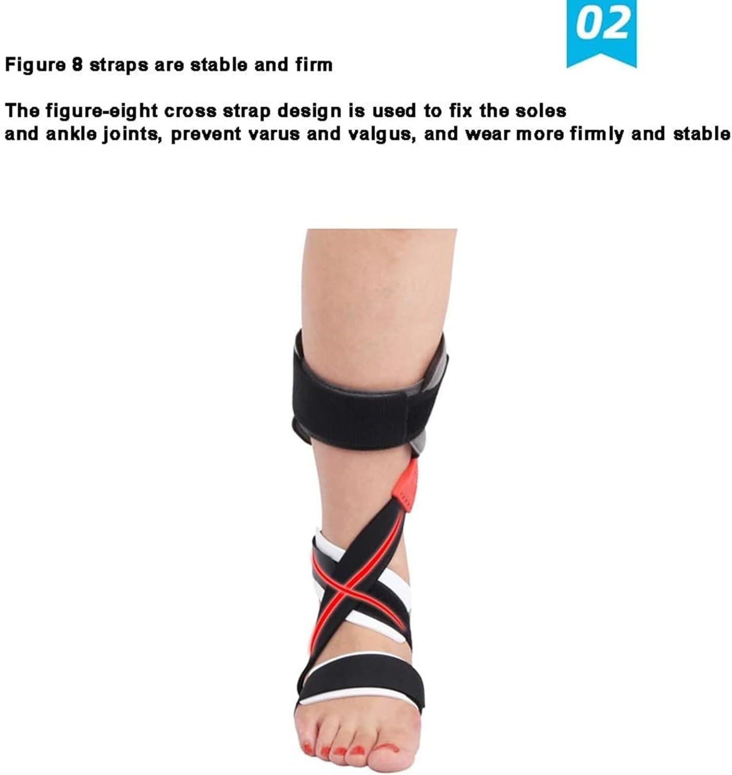 Orthèse De Pied De Cheville,Chute D'attelle De Cheville,Stabilisateur De Cheville,Pied Tombant Posture Releveur Soutien pour Pied Tombant Maladie De Contracture du Tendon D'achille