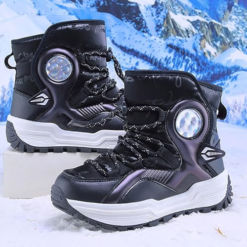 Boys Girls Toddler Snow Boots Resistant Outdoor Winter Mid Calf Boot Snow Boots Boy Kids Rubber Insulated Boots2