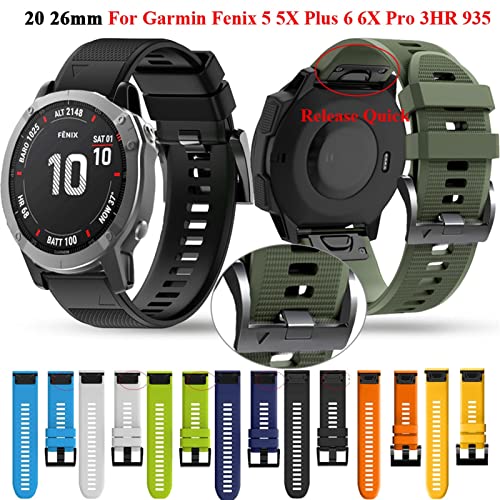 Bracelet de montre pour Garmin Fenix interchangeable anti transpiration - 3