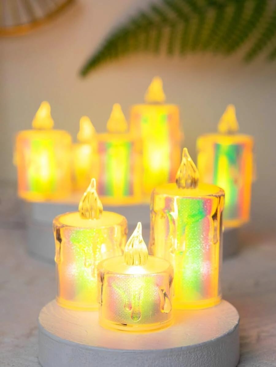 DREWIT STAR Multicolour Smokeless Candles Diva, Set of 6