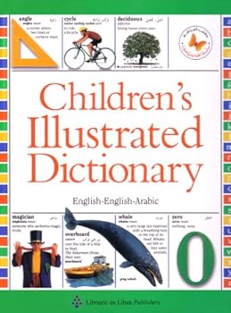 Paperback Children's Illustrated Dictionary English-English-Arabic Book