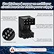 Jecdfs 3pcs GPU VGA PCIe 8 Pin U Turn 180 Grad Winkel Stecker Strom Adapter Board,Adapterplatine für Desktop-Grafikkarten, Umkehrtyp,Kompatibel mit ASUS, NVIDIA