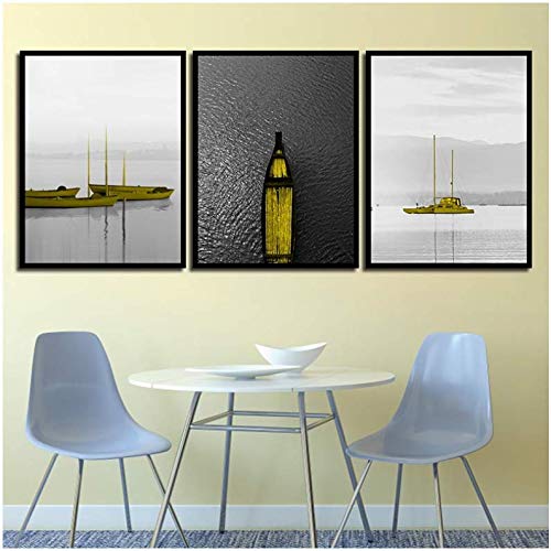 Art Photos 50x70cm No Frame Tableau Océan et Bateau pour Mur