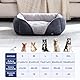 JOEJOY Hundebett Mittelgroße Hunde, Hundekorb Waschbar, Flauschig Hundebetten, rutschfest HundeköRbchen, Kuschelig Hundesofa für Hunde und Katzen, 63×53×20 cm