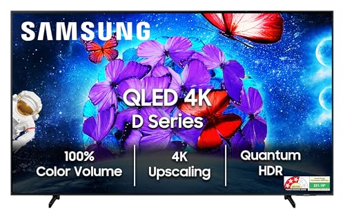 Image of Samsung 163 cm (65 inches) QE1D Series 4K Ultra HD QLED Smart TV QA65QE1DAULXL (Black)