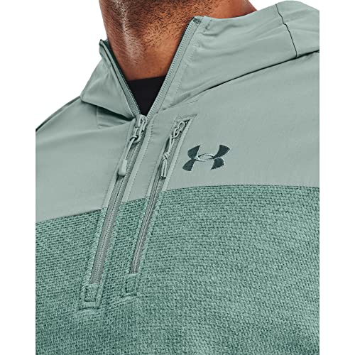 Under Armour Mens Specialist Grid ½ Zip Hoodie , (781) Opal Green / / Fresco Green , Medium #TOP2