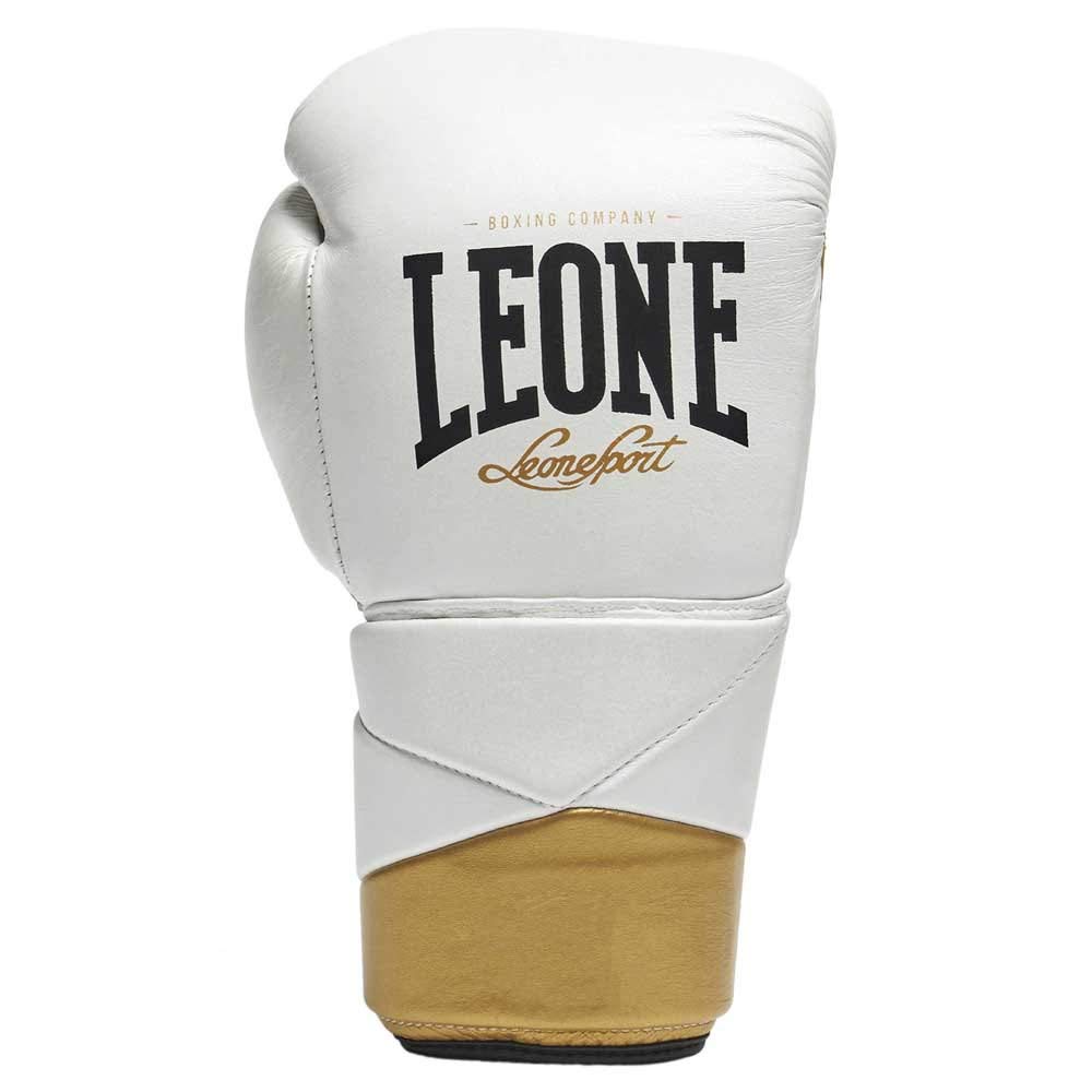Gants De Boxe Synthétiques LEONE 1947 MAORI - Blancs, Unisexes, Poids 10/12/14 Oz - Neufs