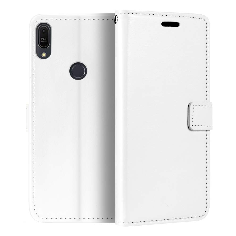 Cover Portafoglio Con Lupo Per ASUS Zenfone Max Pro M1 - Custodia In Pelle PU Con Slot Carte E Funzione Stand