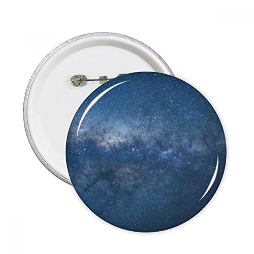 Pins badge ronde sombre galaxy bleu pour personnaliser un sac à dos d'étudiant créatif