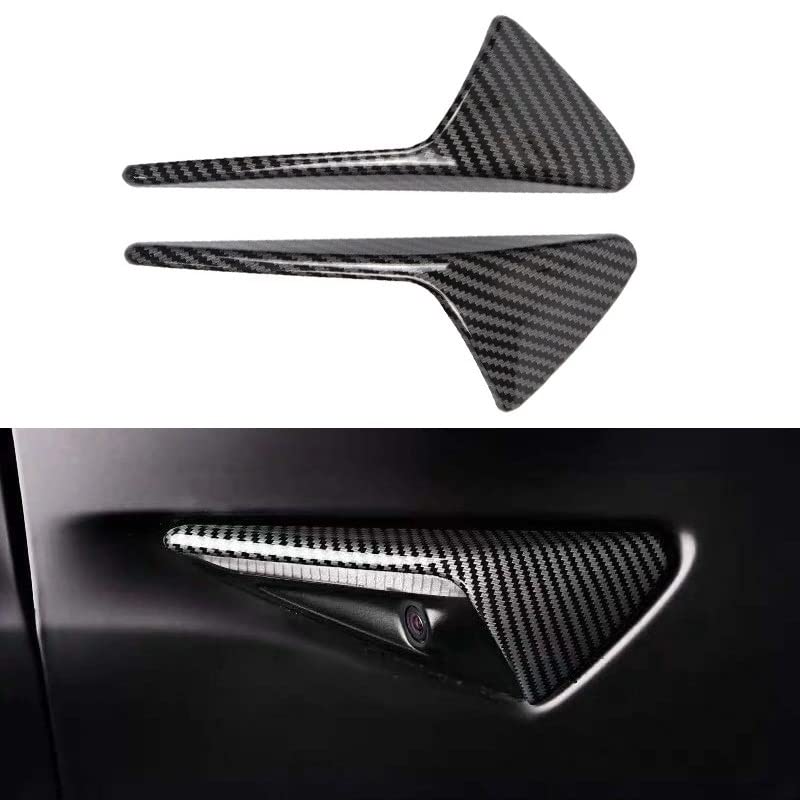 MUMBOD Latéral Couverture Rétroviseur pour Tesla Modèle 3/Y/X/S 2017-2022 Couvercle Protection Caméra Latérale en Fiber Carbone Garde-Boue Revêtement D'habillage Accessoires De Voiture (Couleur : 2 MUMBOD Latéral Couverture Rétroviseur pour Tesla Modèle 3/Y/X/S 2017-2022 Couvercle Protection Caméra Latérale en Fiber Carbone Garde-Boue Revêtement D'habillage Accessoires De Voiture (Couleur : 2