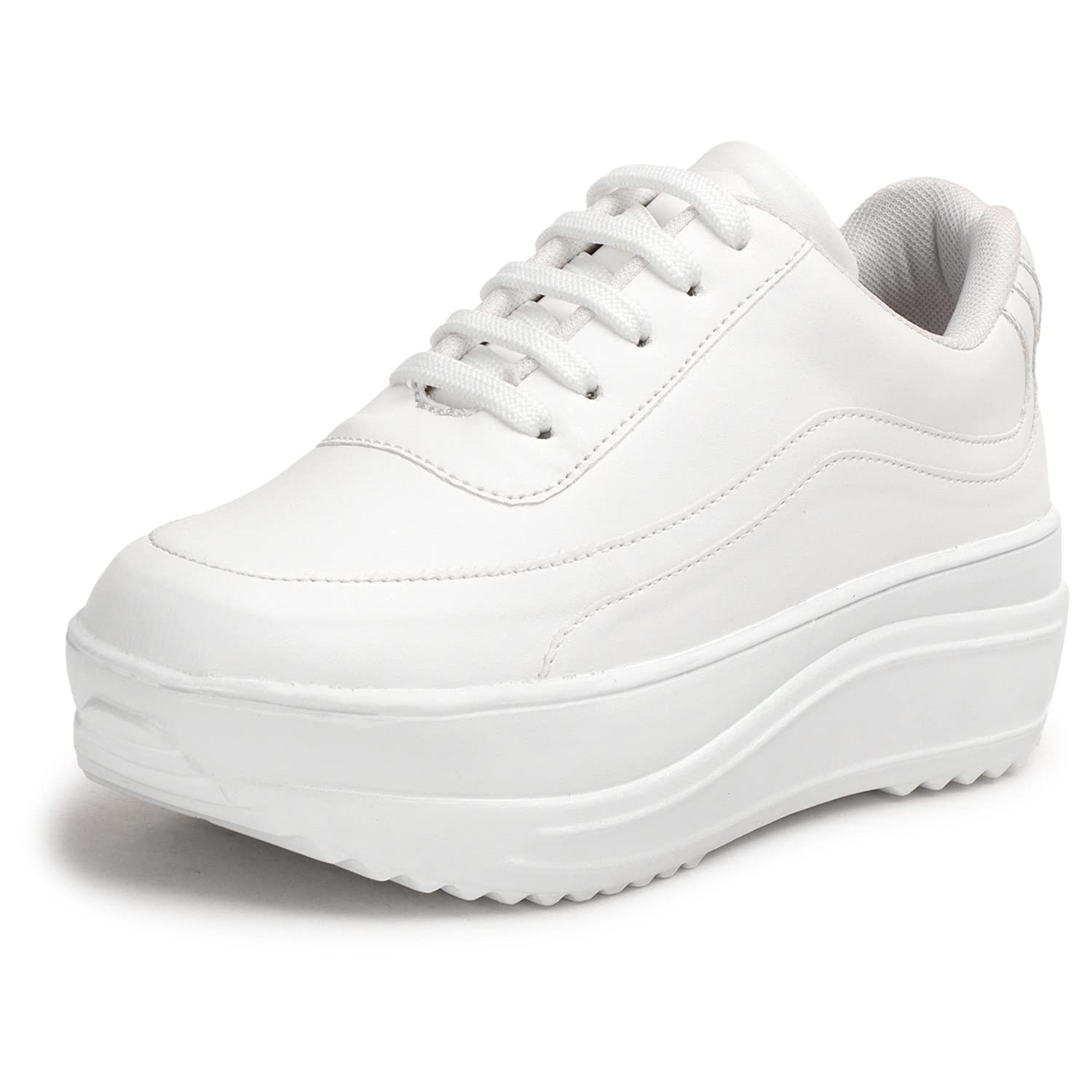 See full amazon price history chart for Vendoz Women White Casual Stylish Sneakers - 38EU Vendoz Women White Casual Stylish Sneakers - 38EU (B0C3RX6CHL) Amazon Price History, Amazon Price Tracker