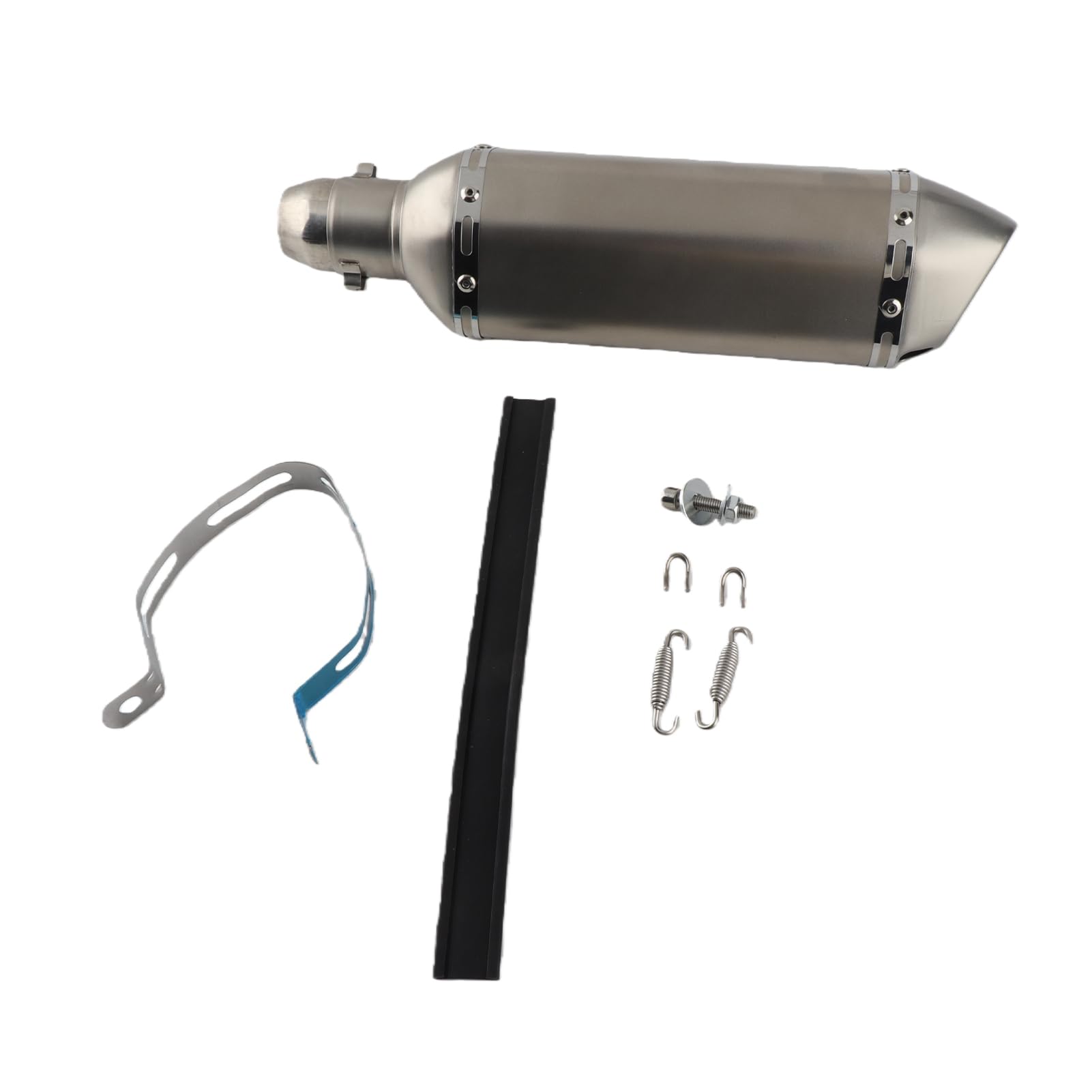 Motorrad-Schalldämpfer-Auspuffrohr Edelstahl Kohlefaser Universell 38-51 mm Rohre