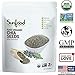 Sunfood Superfoods Raw Organic Chia Seeds - Chia Seeds Organic, Dry Chia Seeds Bulk, Perfect for Chia Pudding, Smoothies, Yogurt, USDA Organic, Non GMO, Raw, Vegan - 1 lb Bag