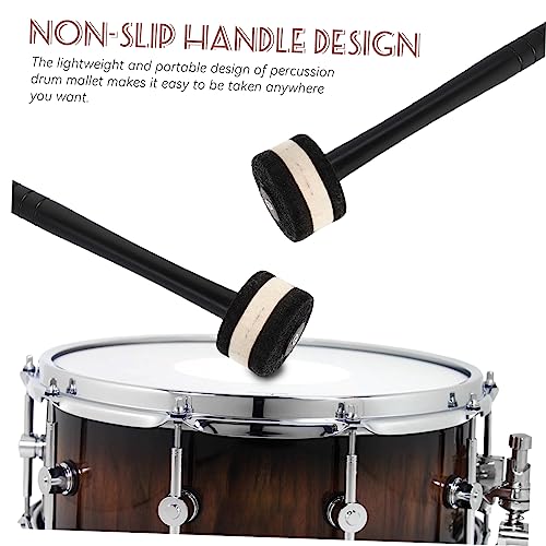 Levemolo Baquetas Mallets para Bombo con Mango Interlock para Instrumentos de Percusión Color Aleatorio miniatura 3