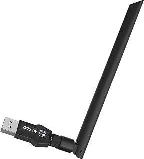 Wifi Dongle USB3.0 Dual Band 5GHz 1200mbps Wireless Network USB Adapter for PC Desktop Laptop, Compatible with Windows 10/8/7/Vista/XP, Mac Os X 10.6-10.14