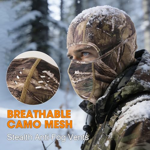 Image of WTACTFUL Winter Balaclava Ski Mask Men Warm for Cold Weather Ski Motorcycle