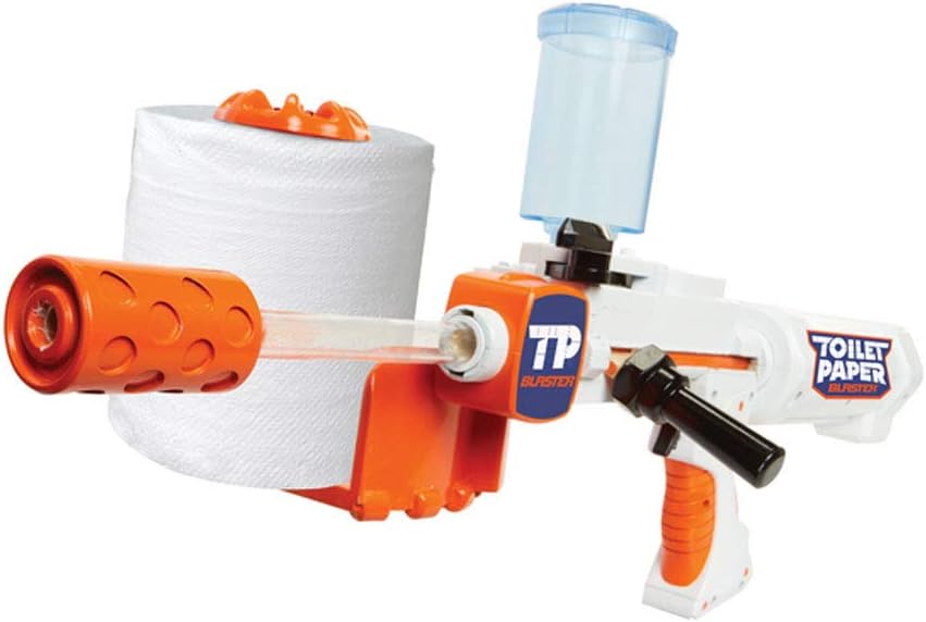 TP Blaster 61734 Toilet Paper Blaster Skid Shot , White