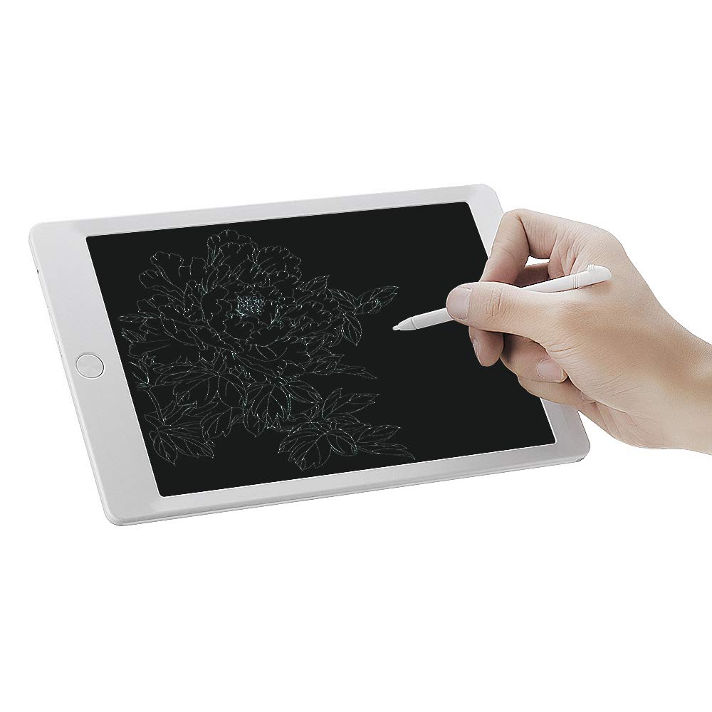 VIDOO LCD-Schreibtafel 10 Inch Hand-Zeichnungsbrett Kann Die Einfach Zu Schreibende Lichtenergie LCD-Tafel Lokal Löschen - Weiß