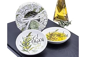 EV Olive Oil Dipping Dishes Gift Set of 2