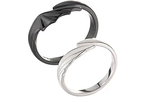 Stylish Angel Devil Couple Rings: A Symbol of Love and Contrast