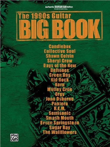 The 1990s Guitar Big Book by Warner Brothers (2005-04-22)      Sheet music