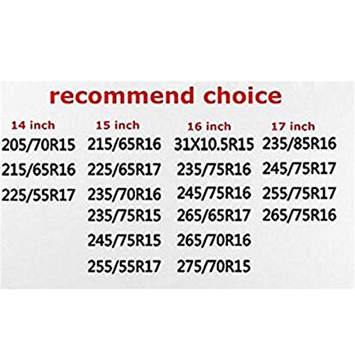 Universelle Passform Reserveradabdeckung 1Pcs Qualitäts-Auto-14" 15" 16" 17" Zoll PU-Leder-Ersatz Rad-Reifen-Abdeckungs-Fall-Beutel-Beutel-Schutz for Land Rover Zubehör Reifentasche (Color : 17 inch