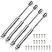 KBNIAN 4pcs Pistones a Gas Amortiguadores Muebles Cocina 100N/10kg Bisagra Hidraulica Elevables Amortiguadores de Gas Resorte de Gas Hidráulico para Puertas con Tornillos para Puertas Muebles Armarios