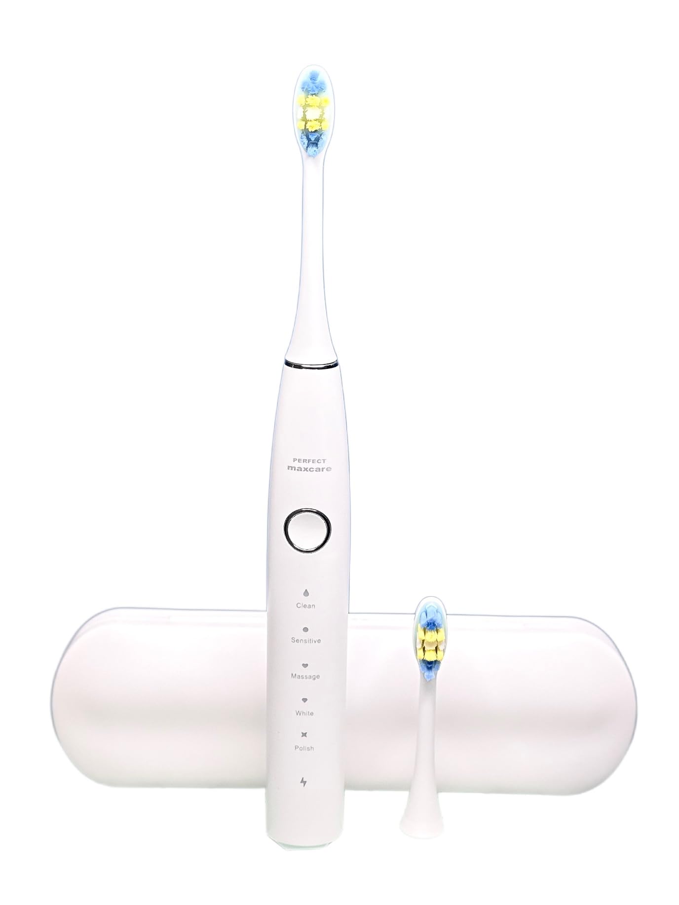 MAX 396 Sonic Electric Toothbrush with 5 Speed Modes, Arabic, English Instructions, (WHITE, ADULT)