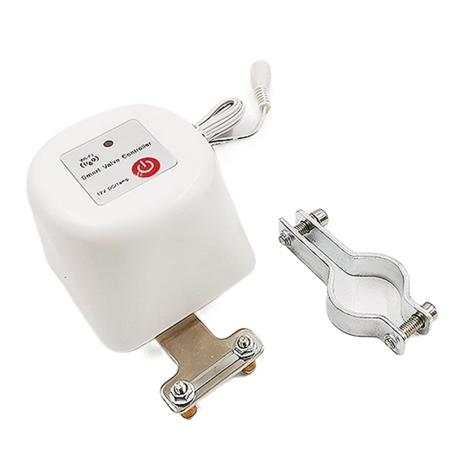 3/4" Tuya Wireless Control Manipulator DN20 Gas Water WiFi Smart Valve SmartLife Shut Off Controller Water Conservation(White)
