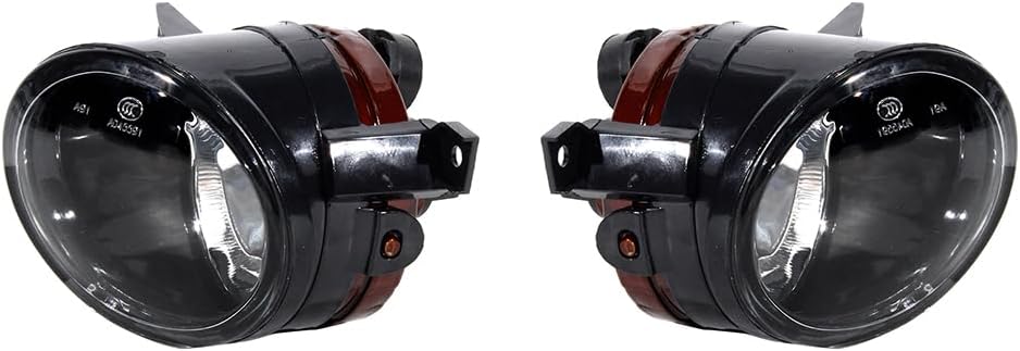 Fog Light Fit for Volkswagen Golf 5 GTI MK5 2004 2005 2006 2007 2008 2009 Front Bumper Fog Lamp Light with H11 Bulbs Replace 1T0941700S 1T0941699S Left Driver Side Right Passenger Side 2 Pcs