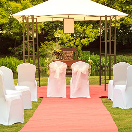 Palonu 48 Pcs Stretch Spandex Chair Cover White Polyester Chair Slipcovers Dining Living Room Universal Fitted Chair Slipcovers Protector For Wedding Party Holidays Banquet Celebration #TOP6