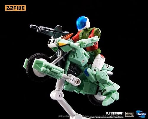 Zioizfu Acid Rain 1/28 2.5" B2Five Robotech Vr-052F Battler Cyclone Scott Bernard Action Figure #TOP3