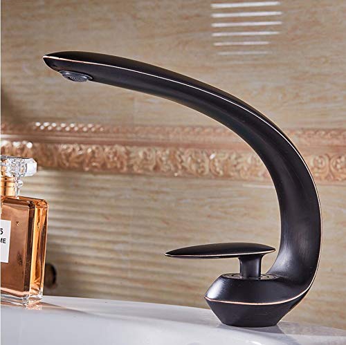 Mitigeur de salle de bain rotatif gold robinet lavabo eau chaude froide haute précision