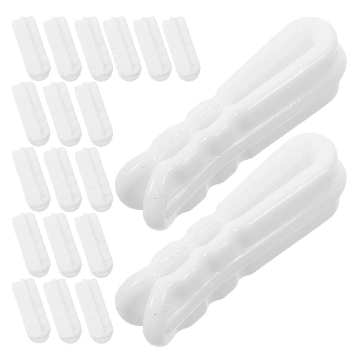 Clips de sellado hermetico bolsas cremallera para vacio evitan entrada aire ropa organizador