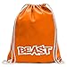 Kiwistar Bête Fun Sac à Dos Sport Sac de Remise en Forme Gymbag Shopping Coton avec Cordon