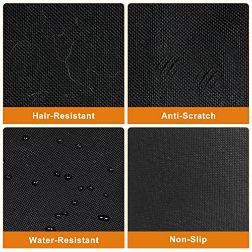 Alfheim Car Boot Liner Protector - Nonslip Waterproof Pet Dog Back Seat Cover - Durable Washable Cargo Cover Mat Travel, Universal For Medium Small Car Truck Suv (Black) #TOP4