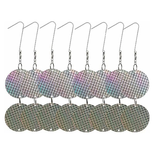 Repeller glitter disque pour préserver les cerises du jardin - 3