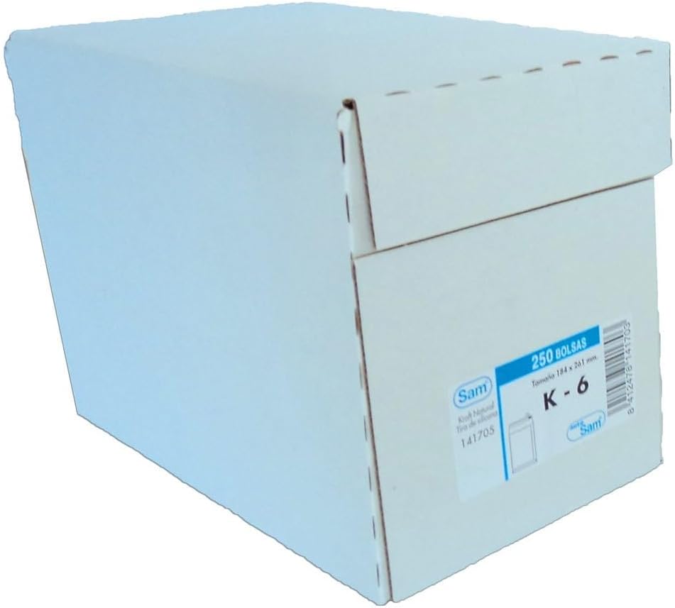 SOBRE KRAFT BOLSA K6 4º PROL 184X261 AUT C/250