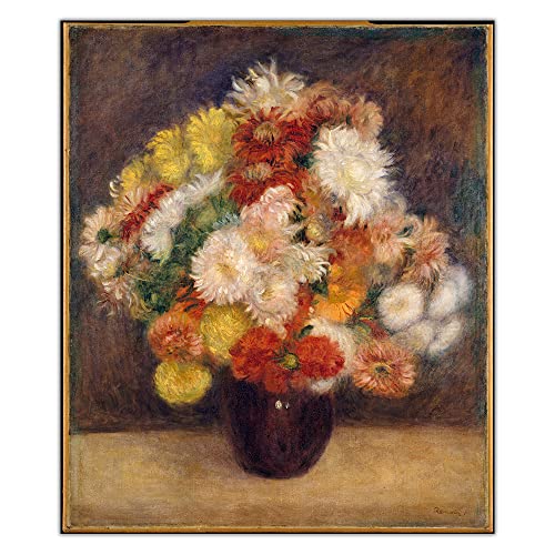 Kit peinture 5D Bouquet de chrysanthèmes de Renoir 30x40 cm