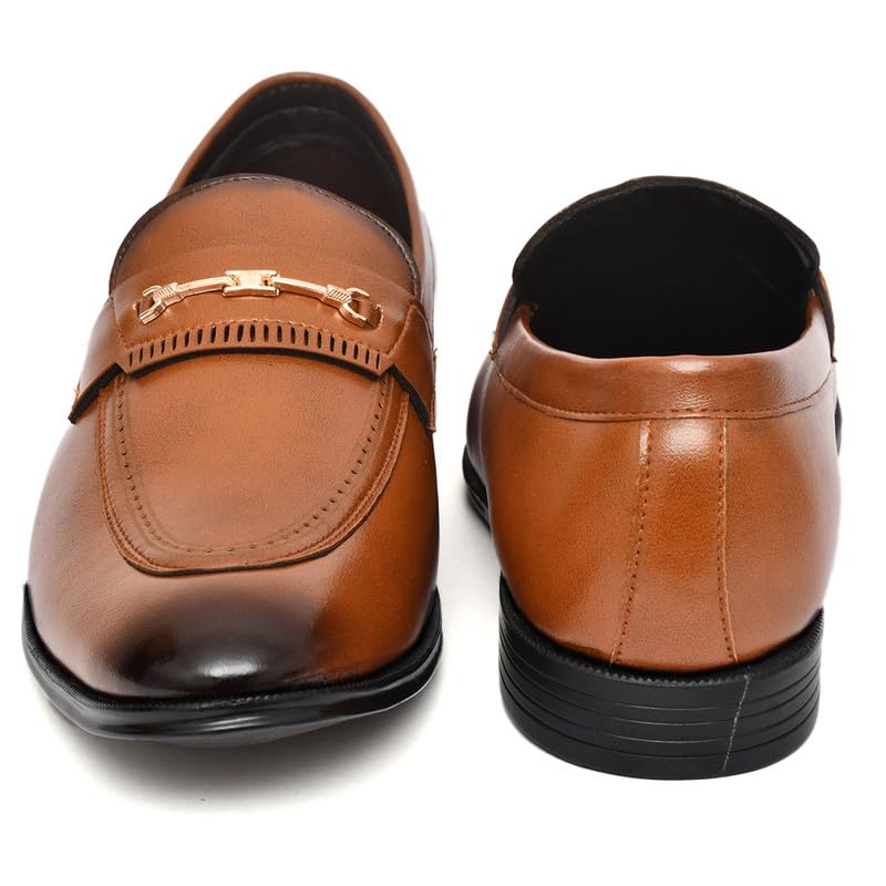 HEALTH FIT Men's Super Soft Ortho Comfortable with Soft Sole Ultra-Lightweight for Gents Luxury Formal Shoes 1262 6 51TLBVTjryL