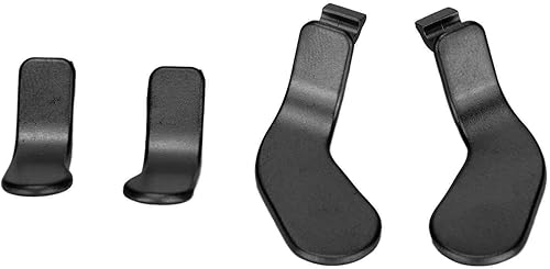 Miniatura 8 de Estink Kit de paletas de controlador, paquete de 4 paletas de gatillo de acero inoxidable, piezas de repuesto para controlador de videojuegos,