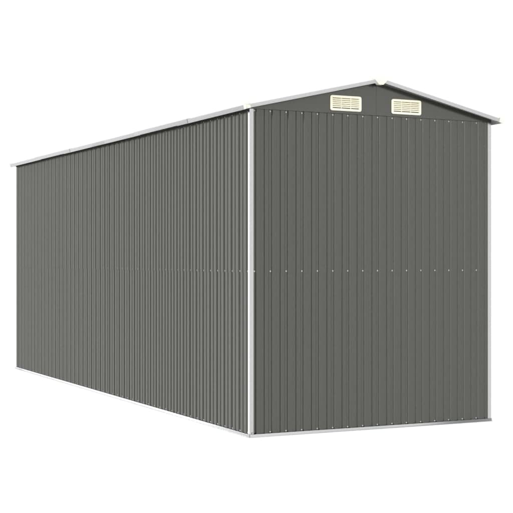 Générique Abri de Jardin Gris Clair 192x523x223 cm Acier galvanisé,Maison & Jardin,Pelouses & Jardins,Vie en extérieur,Structures extérieures,Cabanes & abris de Jardin,3147442
