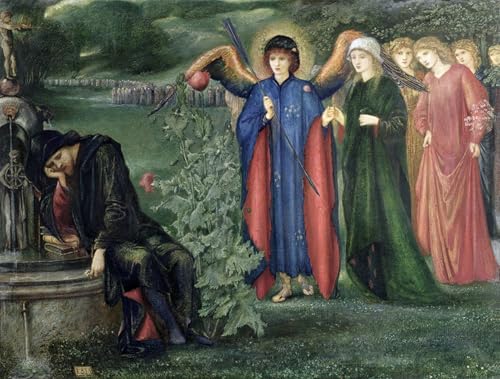 Peinture moderne le Rêve d'Edward Burne Jones toile de salon premium