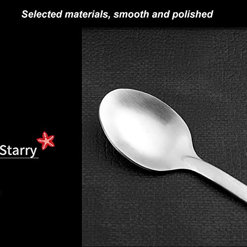 Kerst koffielepels, 8 stuks roestvrijstalen dessertmenglepels kerststijl lepel theelepel suiker ijs lepel drank menglepel kerststijl lepel voor keuken servies - Image 5